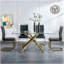Chaise d'appoint en noir