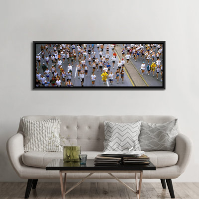 « chicago marathon, chicago, illinois », reproduction de photo sur toile