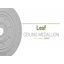 Médaillon de plafond Endurathane feuille, DO de 26 3/4 po x P 3 5/8 po x P 1 1/8 po (convient aux auvents jusqu'à 3 5/8 po), finition rouille peinte à la main-28581734