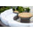 Hobbs 84.65'' Wide Curved Powder Coated Aluminum Patio Sectional with Cushions