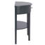 Console 33,9 po Durable Evangelyne - Table décorative compacte en bois massif pour le salon, le couloir-16216859