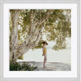 Model By Tree Giclee Print by Forlano Sante