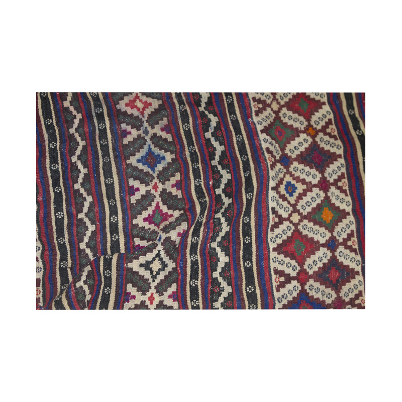 Afghan Wool Geometric Area Rug