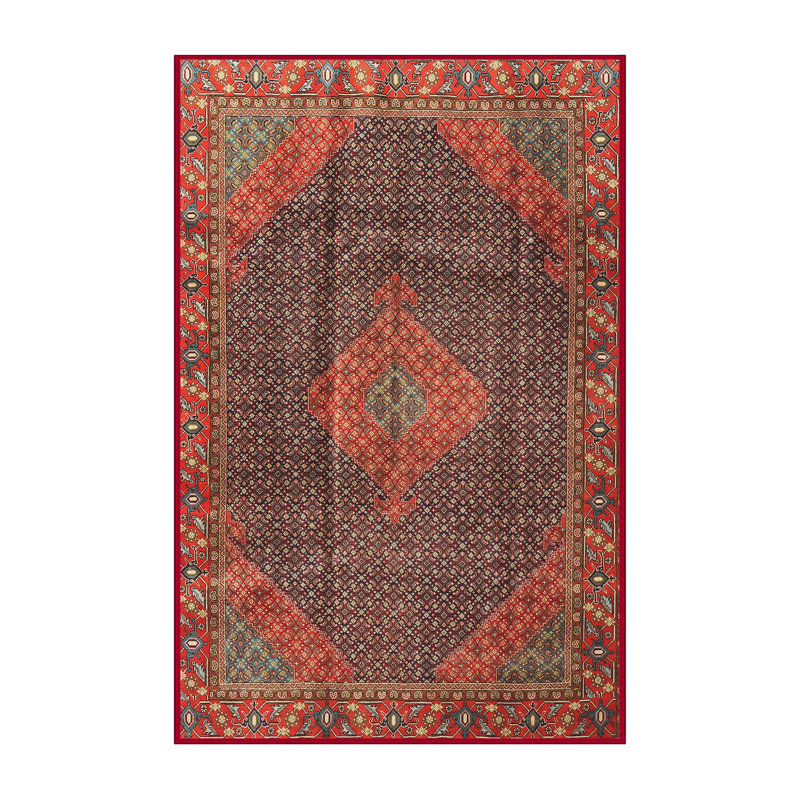 Tapis brun Southwestern, Rectangle 8 pi x 12 pi