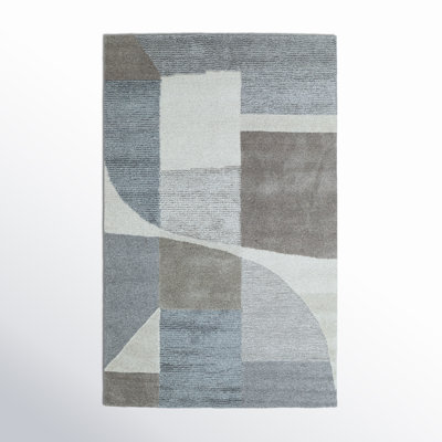 Linn Handmade Gray/Blue/Beige Rug