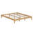 Bamboo Wood Platform Bed Frame-90604412