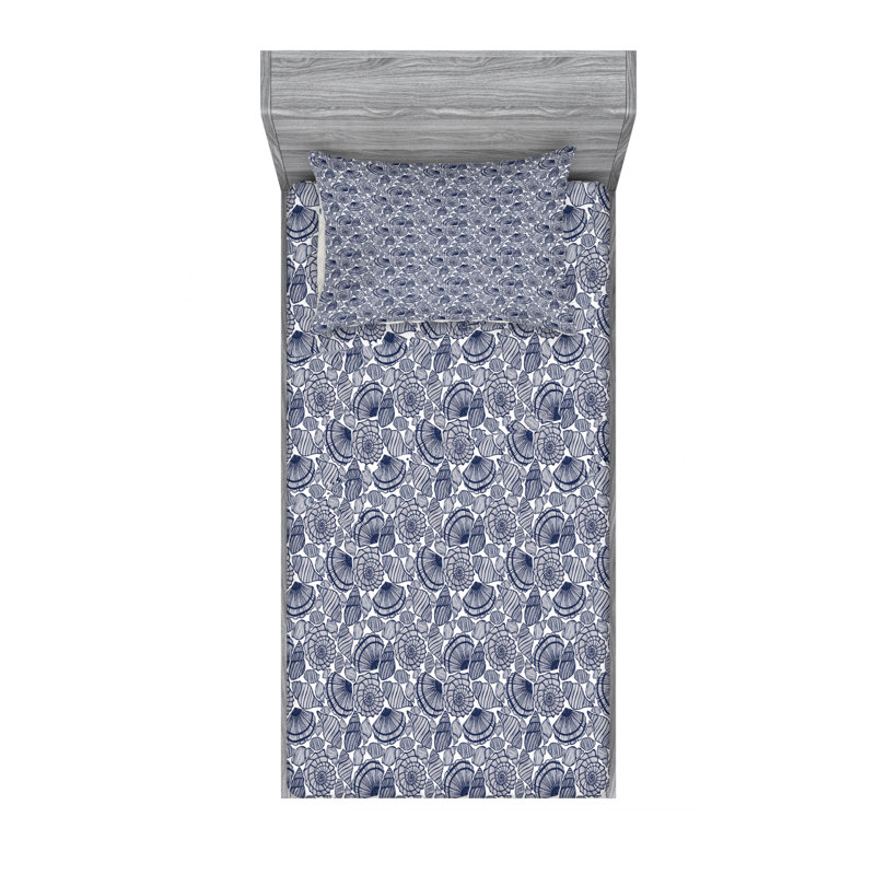 Microfiber Sheet Set, Twin Sheet Set with Fitted Sheet