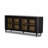 Large-Capacity Black Sideboard