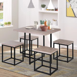 Moya 4 - Person Trestle Dining Set
