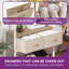 80 cm W Hall Tree with Storage Bench and Shoe Storage-199610875