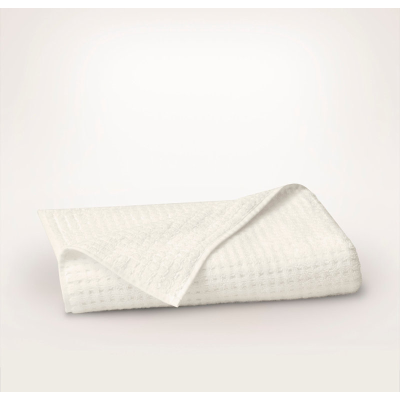 Turkish Waffle Waffle Bath Towel, Cream