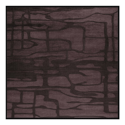 Tapis noir lavable à la machine