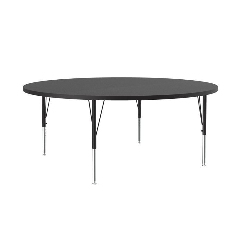 Table d'activité circulaire à hauteur ajustable