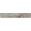 12" x 2.5" Honed Travertine Chair Rail Tile Trim in Gray