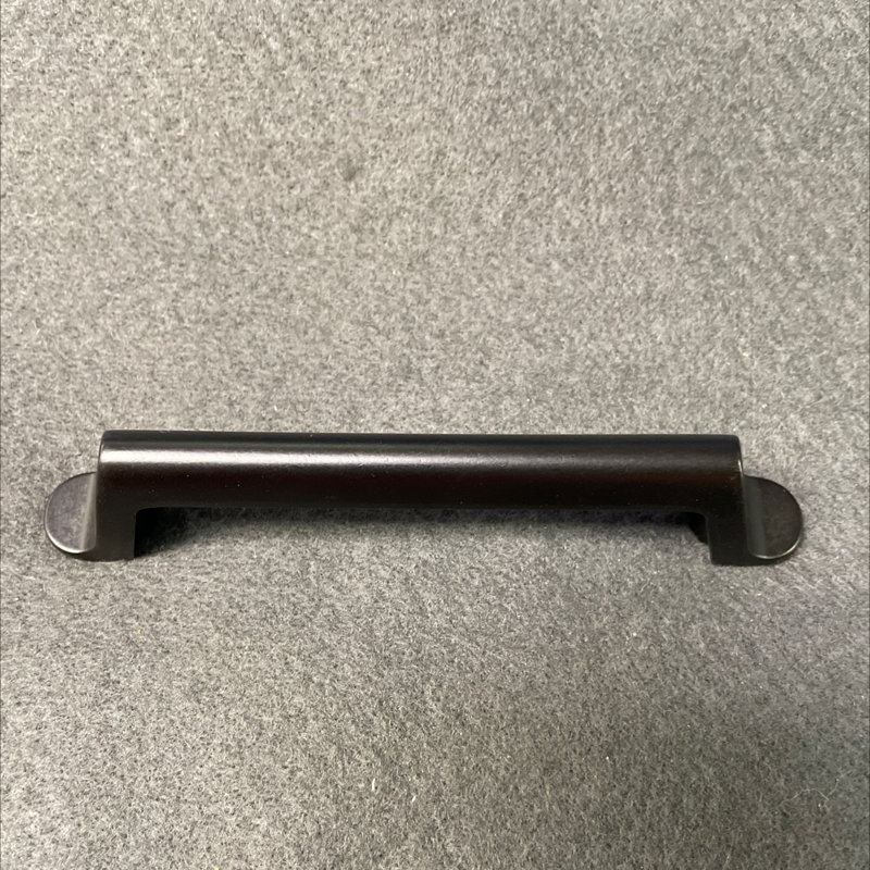 Poignée plate noire lisse 3-3 / 4 "
