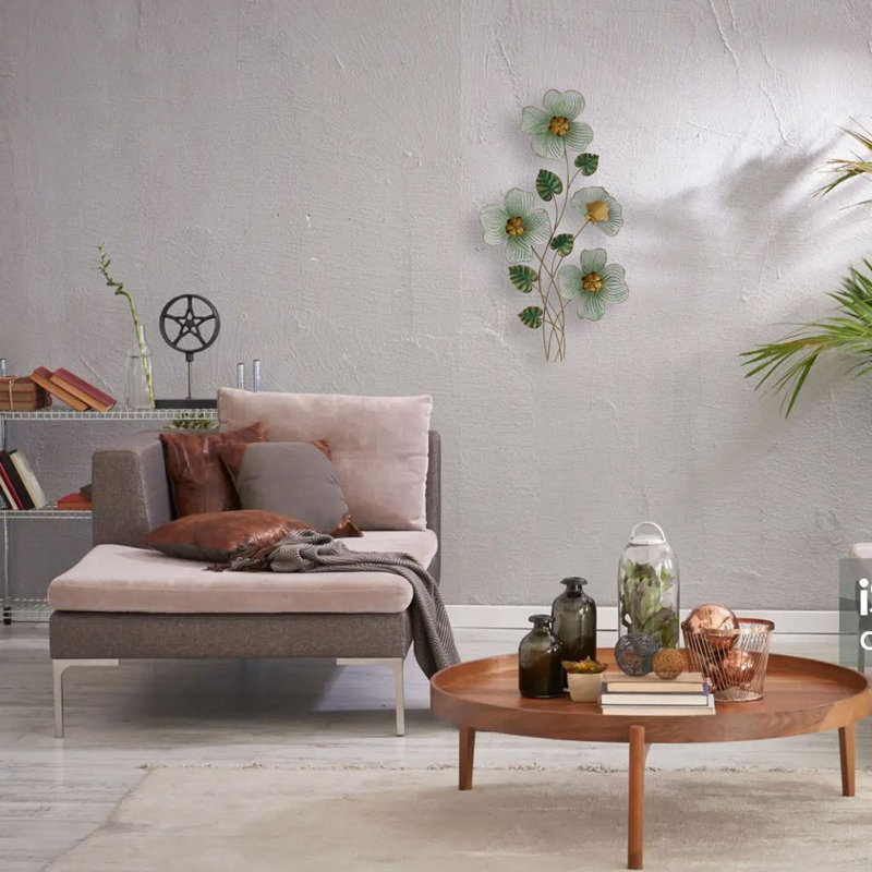 3D Daffodil Wall Art – Vibrant Floral Metal Decor for Living Rooms & Bedrooms