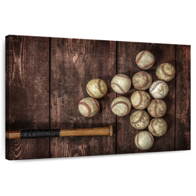 Balles de baseball rétro