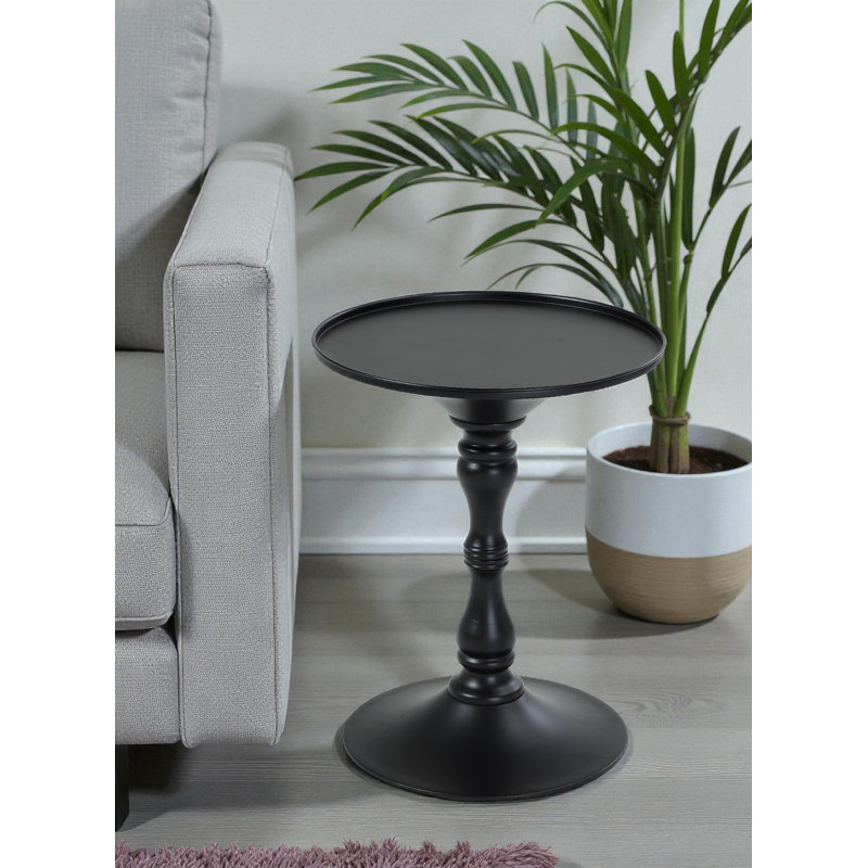 Table d'appoint Pochea Home Beedeville Bishop, Noir