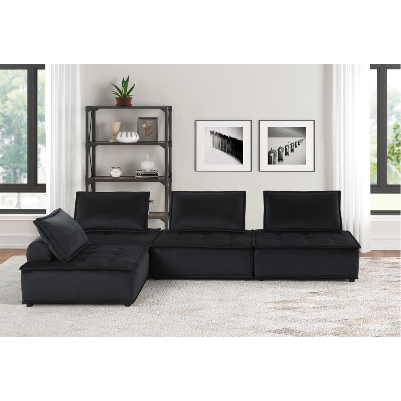 Canapé modulaire 120 po 4 pièces