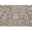 Tapis décoratif beige/brun clair en laine de conception unique 8 pi 1 po x 11 pi 6 po noué à la main