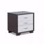 Table d'appoint blanche et noire