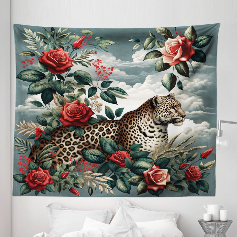 Tapisserie en microfibre, H 104 po x l 88 po