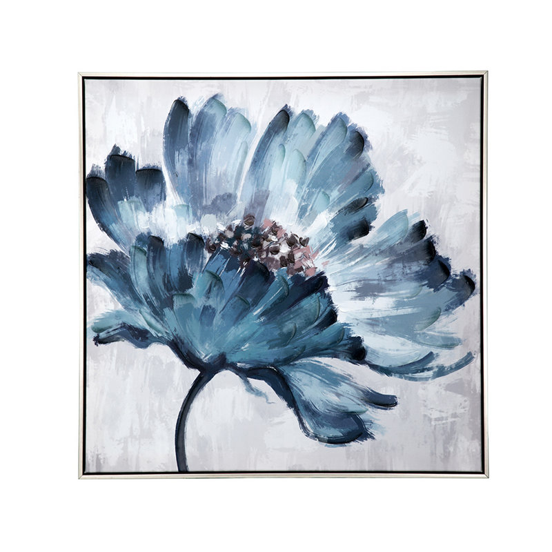 Floral encadré sur toile