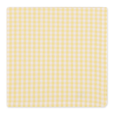 SUNDRESS YELLOW GINGHAM NAPKIN Set /4