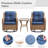Ashawn Wicker Outdoor Swivel Rocker Chair with Cushions-728327399