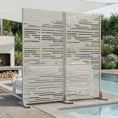 Metal Privacy Screen Panel Pattern