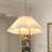 4-round cloth cover adjustable iron pendant light