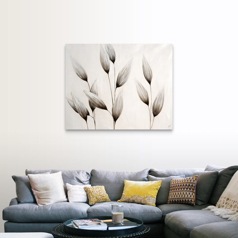« Wheat Field II » par Sydney Edmunds-impression, H 11 po x l 14 po x P 1,25 po, Toile tendue