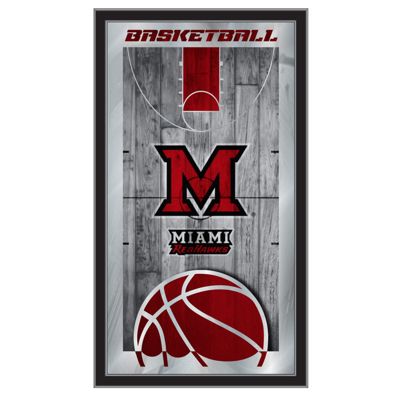 « basket mirror », impression encadrée NCAA, Miami Of Ohio