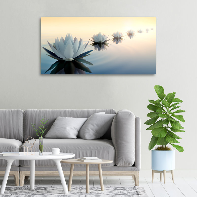 Lotus Flowers - Wrapped Canvas Print