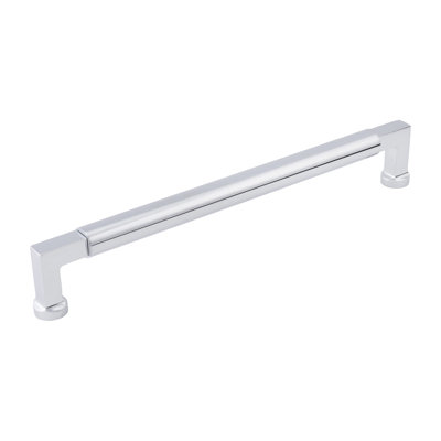 Parkview Collection Appliance Pull - 12" Center to Center Cabinet Pull Chrome - Transitional Hardware for Drawers & Cabinets