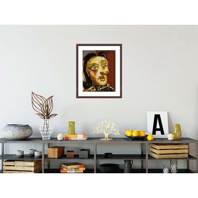 Tête de femme n ° 4 (Portrait de Dora Maar) par Pablo Picasso, impression giclée encadrée