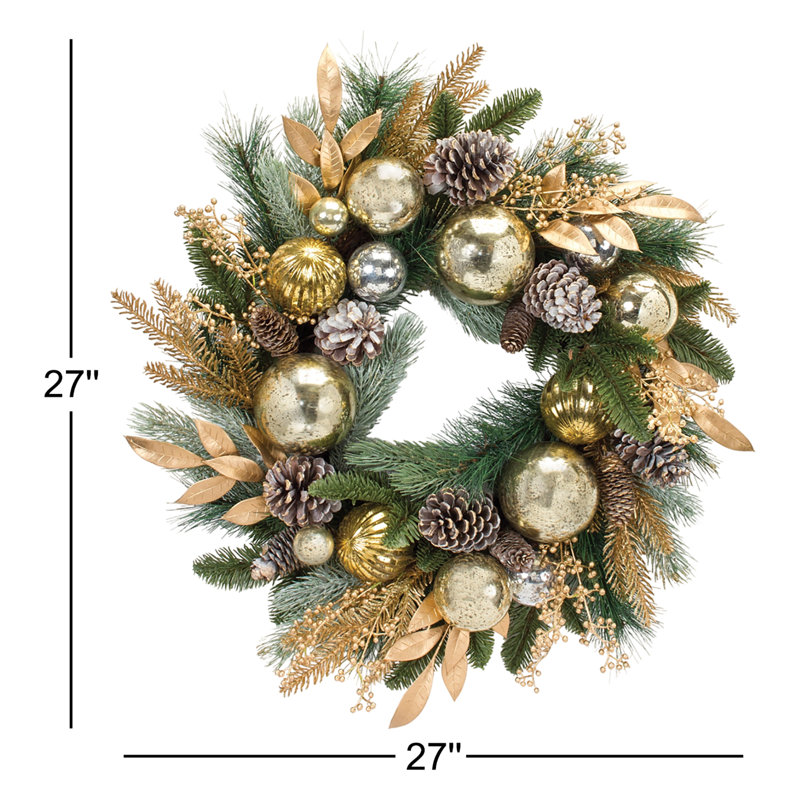 27'' Polyethylene Plastic Wreath