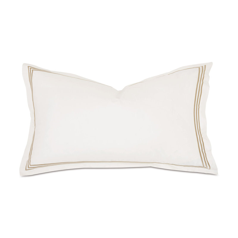Tessa Cotton Sham Set, Ivory/Bisque, King, Multi-stripe