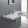 CeraStyle By Nameeks Frame 17.72'' Glossy White Ceramic Rectangular Drop-in, Wall Mount Bathroom Sink with Overflow