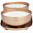 Metal Tropical Breeze Scented Hammered 12 oz 2 Wick Decorative Candle with White Wax Set-91734897-91734890