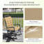 Outdoor High Back Chair Cushion Set-868795817