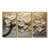 Toile avec cadre flottant or