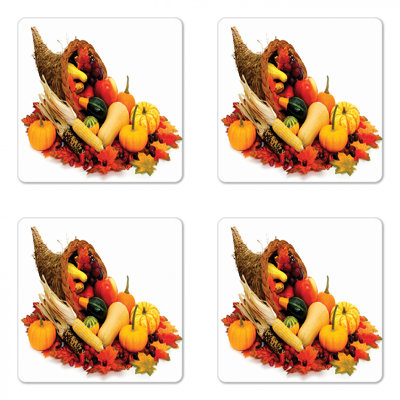 Square 4 Piece Coaster Set