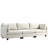 108.53*32.54" Chenille 3 - Improves Home Comfort Level Deep For Office Easy To Assemble-1909377514