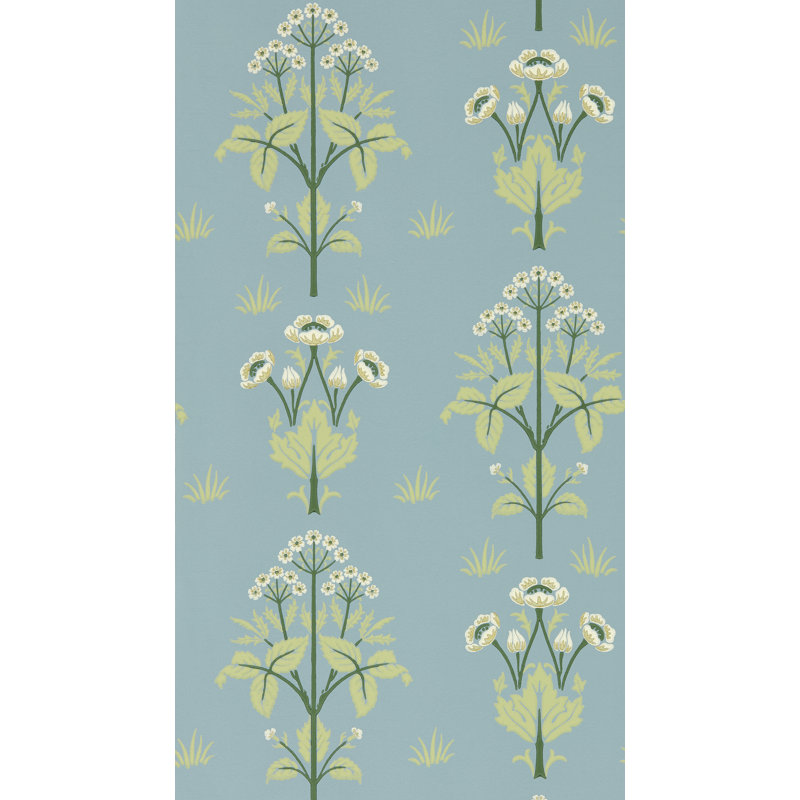 Meadow Sweet 10.05m x 52cm Matte Roll, Mineral Blue