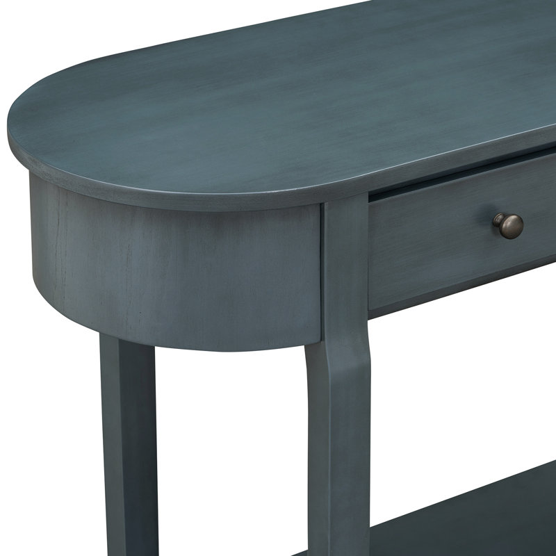 Console Table With Scratch Resistance Surface - Navy Scratch-, Navy