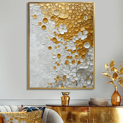 Steeves Biochimie de Golden Pure Balance III - encre liquide, art mural