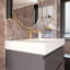 Meuble-lavabo mural 30 po en contreplaqué flottant avec lavabo