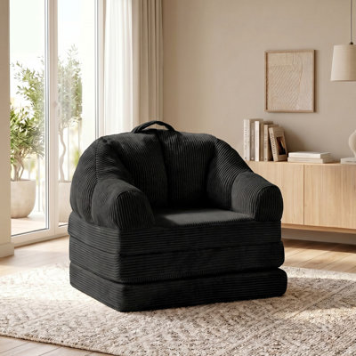 Fauteuil demi-tonneau rembourré d'appoint convertible