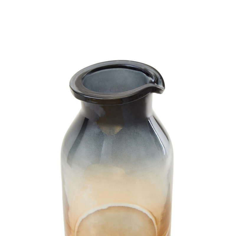 Charl Glass Table Vase, 14cm H x 8cm W x 8cm D